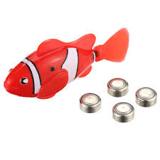 Acheter 10 Couleurs Batterie Alimente Robo Jouet Active Electronique Robot Poisson Pet Mignon Fun Robofish Soutien Drop Sh Kids Water Toys Toys Electronic Toys