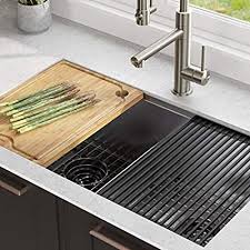 It is important to find a kitchen sink that is durable, functional, and stylish. Ruvati 32 Inch Workstation Ledge Undermount 16 Gauge Stainless Steel Kitchen Sink Single Bowl Rvh8300 Pricepulse