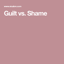 Guilt Vs Shame Guilt Shame Therapy Worksheets