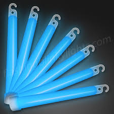 6 Inch Blue Light Up Glow Sticks Flashingblinkylights