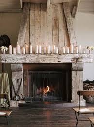 Chippy, worn painted finishes transform any mantel into a rustic centerpiece. Wood Fireplace Mantel Surrounds Rustic To Country Casual