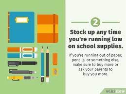 4 Ways To Be Organized In School - Wikihow