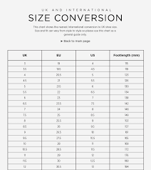 Kid Shoe Size Chart