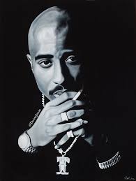 Tupac Oil On Canvas 2017 By Donte Janae Tupac Art Artlife Oilpainting Oil Canvas Tupacshakur Blackandwhite Donte Tupac Art Rapper Art Hip Hop Artwork