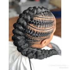 These hairstyles allow you to wear a mohawk without having to shave your hair, so it is not permanent and gives you the chance to try this awesome look. Chunky Mohawk Braid With Cornrows Black Hair Tribe