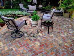Here he discusses the advantages and disadvantages of brick patios and shows some examples of his work. Patio Brick Patio In Front Of The House Covered With Thick Planks And Under The Porch There Is Sand From Consider These Brick Brick Patios Patio Design Patio