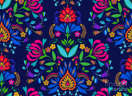 ✓ free for commercial use ✓ high quality images. Seamless Floral Folk Pattern Slavic Digital Art By Rosapompelmo