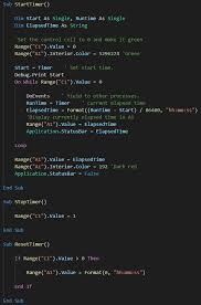 When timer comes to zero minutes, zero seconds and zero milliseconds, alarm will start ringing. Timer Or Stopwatch In Excel Vba My Online Training Hub
