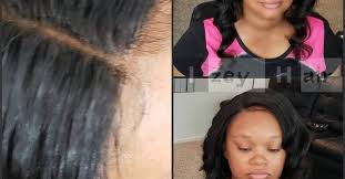 Actually, there are 2 ways to create your middle part. Sew In Weave With Lace Closure Plus How To Attach A Weave Closure Without Glue