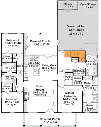 Plan 51184mm 3 Bed Farmhouse Plan With Bonus Room And Bath Above Garage Farmhouse Plans Modern Farmhouse Plans House Plans