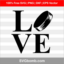 Download I Love Hockey Svg Cut File Svgbomb Com PSD Mockup Templates