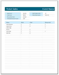 Www.templatetrackers.com visit the official website of author. Ticket Sales Tracker Template For Ms Excel Word Excel Templates