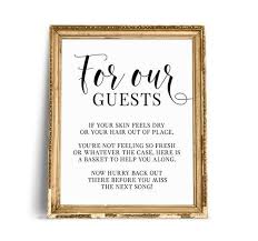 Wedding Guest Bathroom Sign Bathroom Basket Sign Wedding Etsy In 2020 Wedding Reception Signs Wedding Bathroom Signs Wedding Bathroom