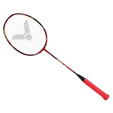 Victor Tk Donge Power Series G5 Strung Badminton Racket Red Black