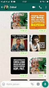 Selain membuat stiker yang telah disediakan oleh whatsapp, kalian juga bisa membuat stiker wa bergerak gratis. Stiker Wa Kocak Lucu Indonesia Wastickerapp For Android Apk Download
