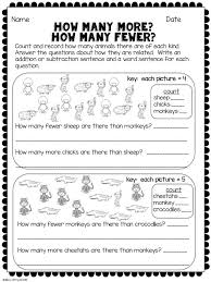 In this coloring math worksheet, your child will color the big triangles red and the small circles blue, then count how many there are. 50 Printables Worksheets With Multiple Levels Of Practice Using Pictures For Finding H Addition And Subtraction 1st Grade Math Worksheets 1st Grade Worksheets