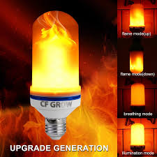 Cf Grow 1 4 Modes E26 E27 Led Flame Effect Fire Light Bulb Smd2835 Flickering Flame Lamp 6w 9w 1200k 1400k Ac85v 265v Lamps E27 Led Light Bulbflame Lamp Aliexpress