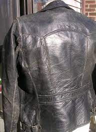 1930 S Hercules Horsehide Half Belt Leather Jacket Rivet Head Leather Leather Jacket Engineer Boots