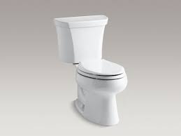 Kohler toilets are powerful, clean and efficient. Standard Plumbing Supply Product Kohler K 3988 Ra 0 Wellwortha Two Piece Elongated Dual Flush