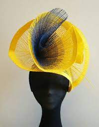 Black And Yellow Fascinator Hats Vintage Fascinator Hats Diy Fancy Hats