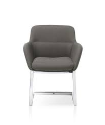 Visitor Chair In Steel For Modern Office Idfdesign