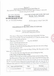 BÁO CÁO TÌNH HÌNH QUẢN TRỊ CÔNG TY