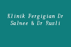 5, 1st floor, jalan ibrahim, kedah, sungai petani, 08000 sungai petani, kedah, malaysia. Klinik Pergigian Dr Salmee Dr Rusli Dentist In Jitra