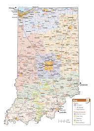 The lowest point is the ohio river at 320 feet. Maps Visit Indiana