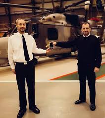 Long Service & Good Conduct! CPOAET Sam Avery of 825 NAS received his LSGC  from Commodore Niall Griffin MBE, Commanding Officer at RNAS Yeovilton .  Thank you for your service to Air