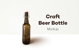 Best Beer Bottle Mockup With Free Psd File Download Bottle Mockup Beer Bottle Labels Design Best Beer