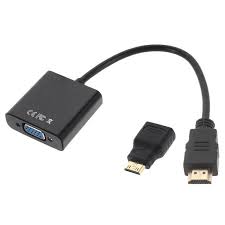 With televisions, hdmi is the most common connector. Hdmi Mini Hdmi Vga Adapter Kabel
