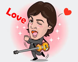 Paul McCartney tiene sticker en «Line»