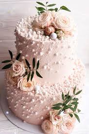 Pretty Wedding Cake Ideas Blush Pink Two Tier Wedding Cake Weddings Cakes Weddingcakes Wedd Pretty Wedding Cakes Romantic Wedding Cake Simple Wedding Cake