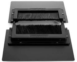 This brush grommet panel allows for a clean cable entry without losing airflow. Koldlok Surface Mount Xl 2040 Brush Grommet Case