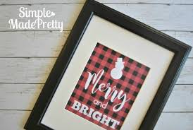 Adding buffalo check plaid decor items to your home will make it feel like a rustic lodge in the county. Free Printable Buffalo Plaid Home Decor Prints Simple Made Pretty