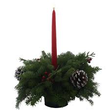 Worcester Wreath Balsam Fir Classic 3 Candle Fresh Centerpiece Multiple Ship Weeks Available 3classic Cp 1 The Home Depot