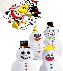 Decorate A Great Snowman Kit Snowman Kit Winter Toy Snowman