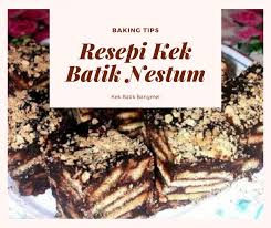 Istimewanya, kek batik biasanya tidak perlu dibakar dalam ketuhar. Kek Batik Bangmel Home Facebook