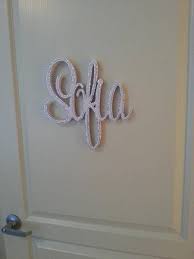 Crystallised Kids Door Plaques All Names Available North Parramatta Parramatta Area Image 1 Baby Signs Door Plaques Name Plaques