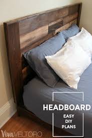 Build your own queen size headboard using these free downloadable woodworking plans. Make A Wooden Headboard For Less Than 50 Step By Step Instructions