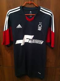 In those very early days, teams did not play in kits as we understand it: Nottingham Forest Away Football Shirt 2013 2014 Sponsored By Fawaz