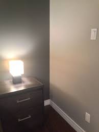 Benjamin Moore Stone Harbour Bm Kendall Charcoal Accent Wall Gives Any Small Space Instant Dep Small Room Paint Small Bedroom Colours Charcoal Living Rooms