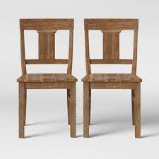 Make mealtimes more inviting with comfortable and attractive dining room and kitchen chairs. 2pk Wheaton Rustic Dining Chair Brown Threshold Target