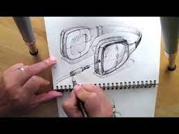 How To Draw Headphone Product Design Sketching Headphones Drawing Design Sketch Sketches Tutorial