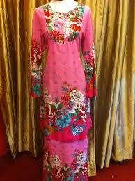 Hok ni bahagian baju ni bahagian kain. 42 Baju Kurung Corak Insang Trend Masa Kini