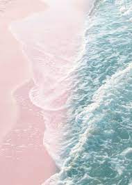 Soft Teal Blush Ocean 1 Poster Art Print By Anita S Bella S Art Displate Beach Wall Collage Aesthetic Backgrounds Ocean Wallpaper