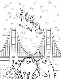 These coloring pages for adults include wonderful scenes from around san francisco. Magical San Francisco Everyday Love Art The Art Of Nidhi Chanani