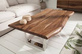 Cette table dexception en bois massif de suar avec pieds en acier est réalisée dans notre atelier. Table Basse Sheesham En Bois Massif De Designer Casa Padrino Brun Naturel 110 X Hauteur 40 Cm Table De Salon