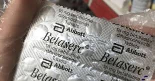 Betahistine) عبارة عن مضاد الهستامين من النوع الثالث 3 ، ويستخدم كعامل مشابه للهيستامين النوع الأول 1 لعلاج داء منيير؛ وهو مرض تظهر به الأعراض الثلاثة. Betaserc 16 Mg