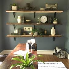 When Joanna Gaines Combines Two Of Her Favorite Things Plants And Interior Design The Results Are Astou Farmhouse Shelves Diy Home Office Design Home Decor